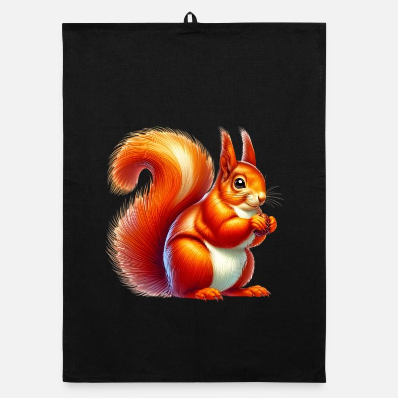 Squirrel Organic dish towel