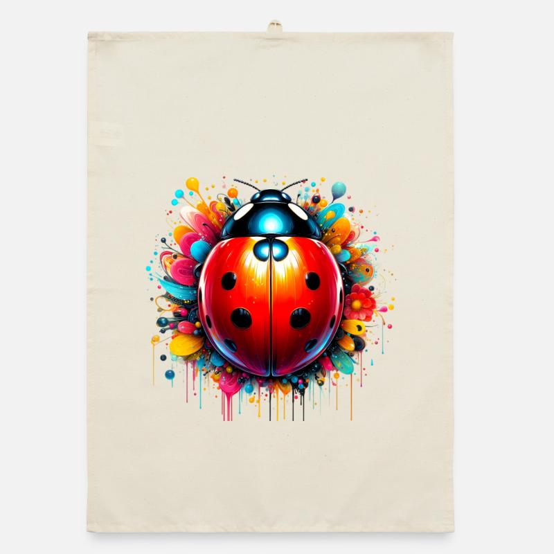 Marienkäfer Organic Geschirrtuch