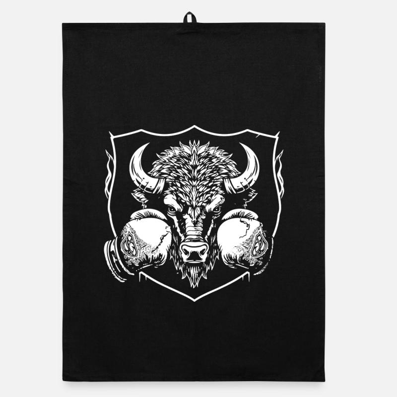 bison-boxeur Torchon bio