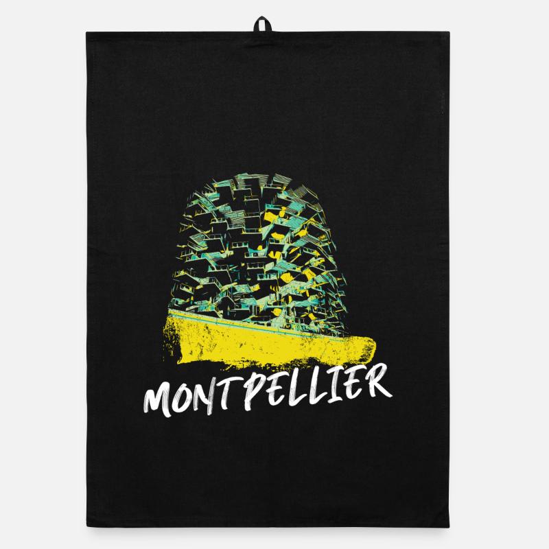 Montpellier Dynamic Colours in Architecture Organic dish towel