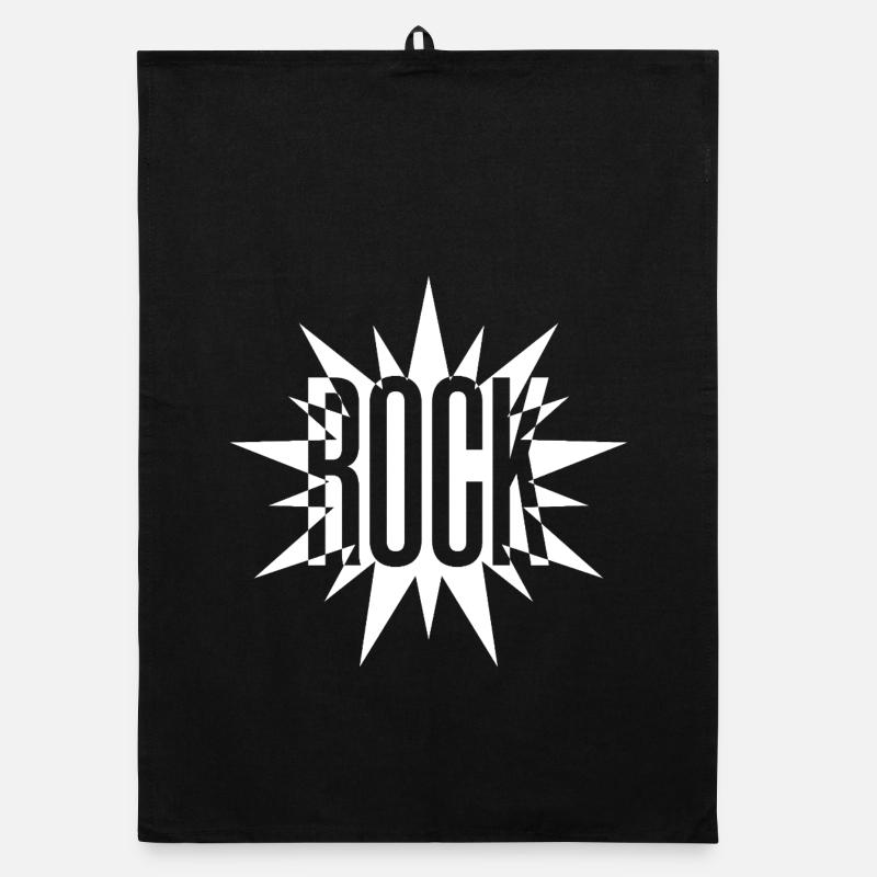 Emblème de Rock Burst Torchon bio