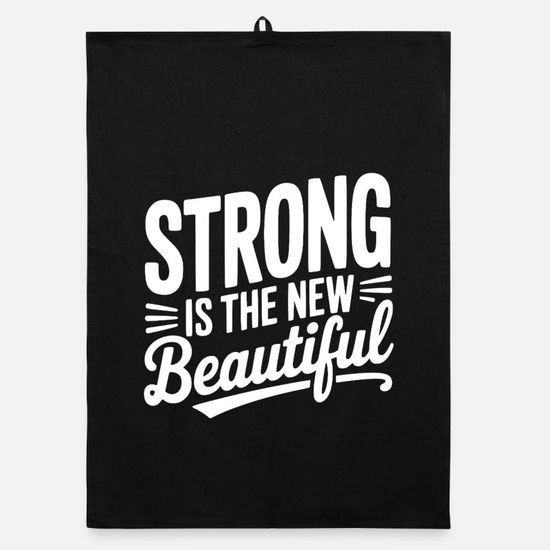 Strong is the New Beautiful Organic dish towel
