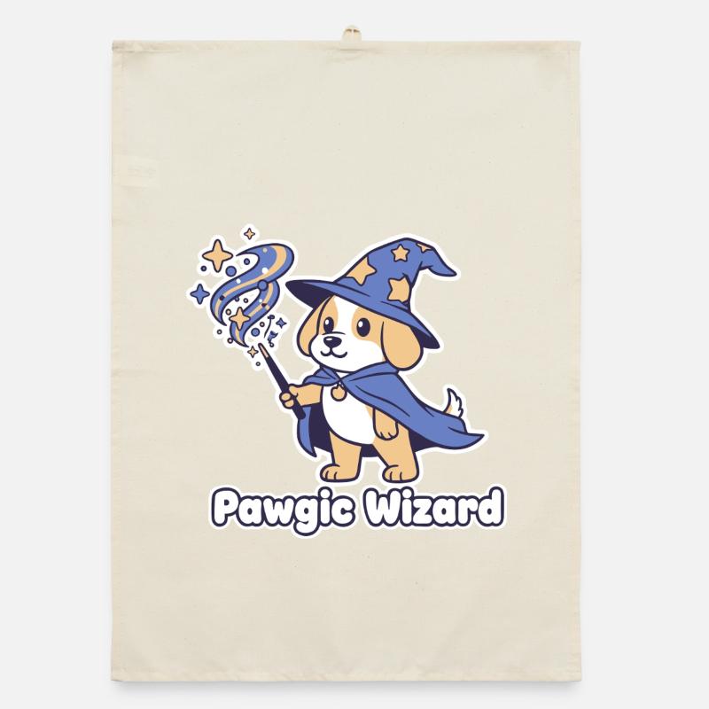 Pawagic Wizard Magic Dog Organic dish towel