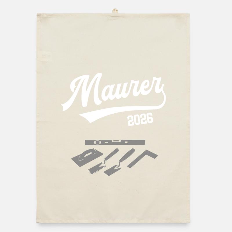 Bricklayer 2026 Apprenticeship Profession Masonry Trainee Organic dish towel