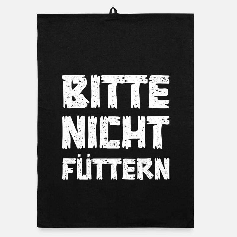 Bitte nicht füttern Organic Geschirrtuch