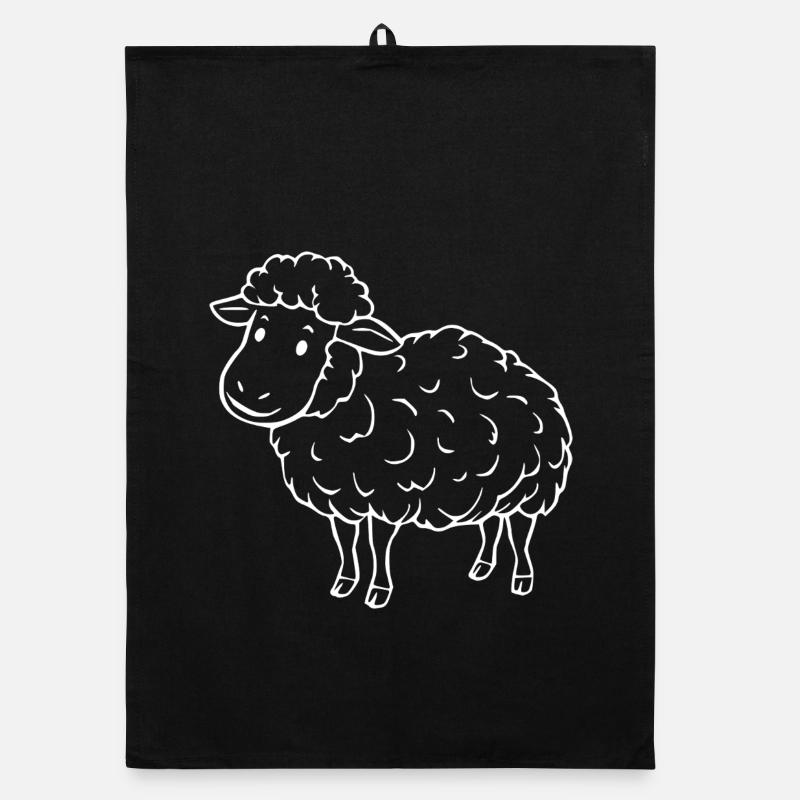 Sheep Sheep Lamb Organic dish towel