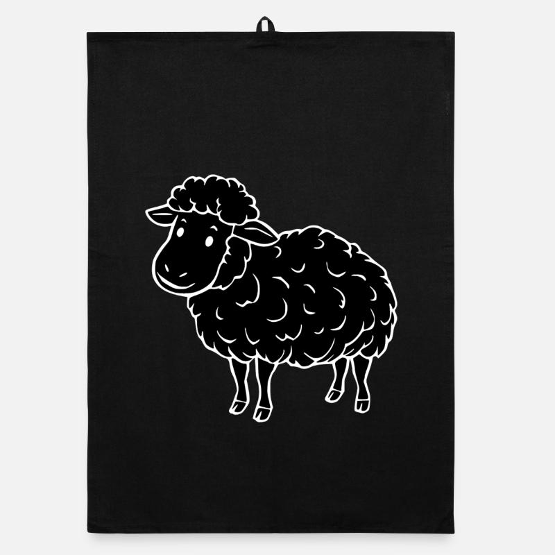 black sheep Organic dish towel