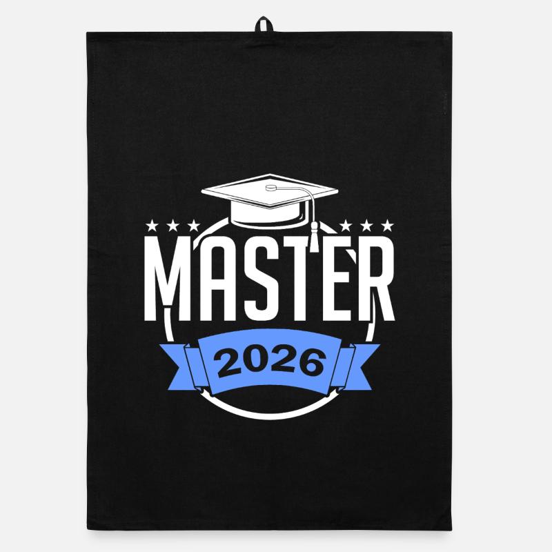 Master's degree passed in 2026 Graduation ceremony Organic dish towel