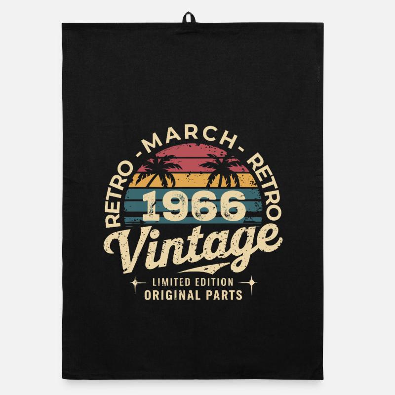 Anniversary March 1966 Limited Edition Retro March Organic dish towel