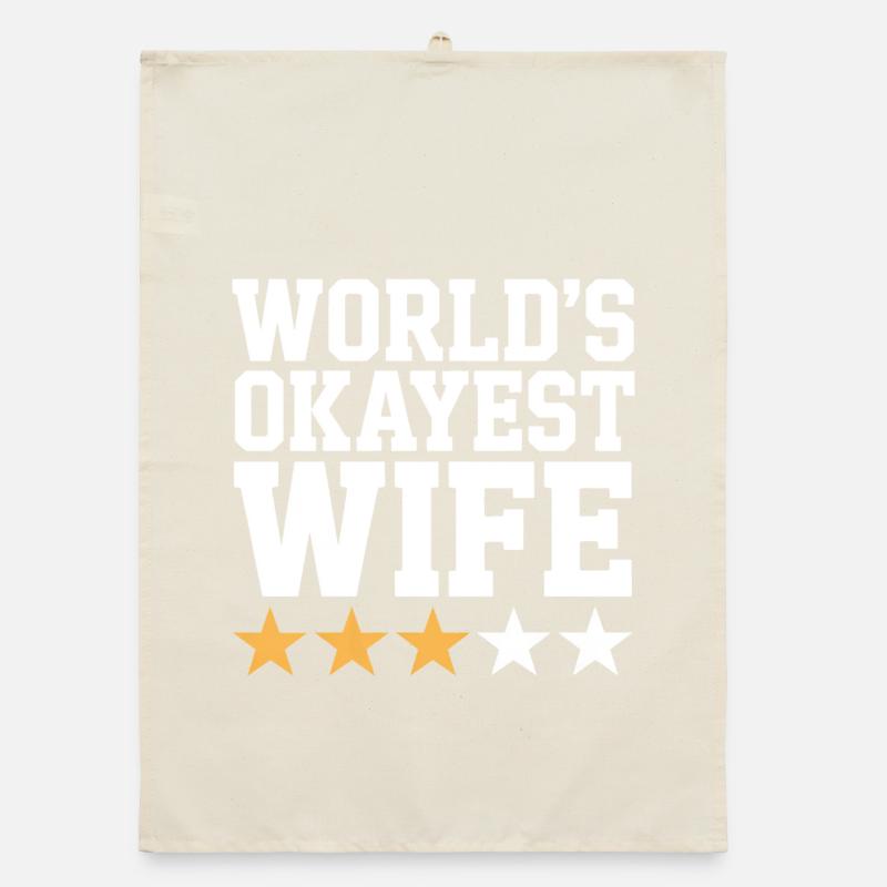 Die beste Ehefrau der Welt Organic Geschirrtuch