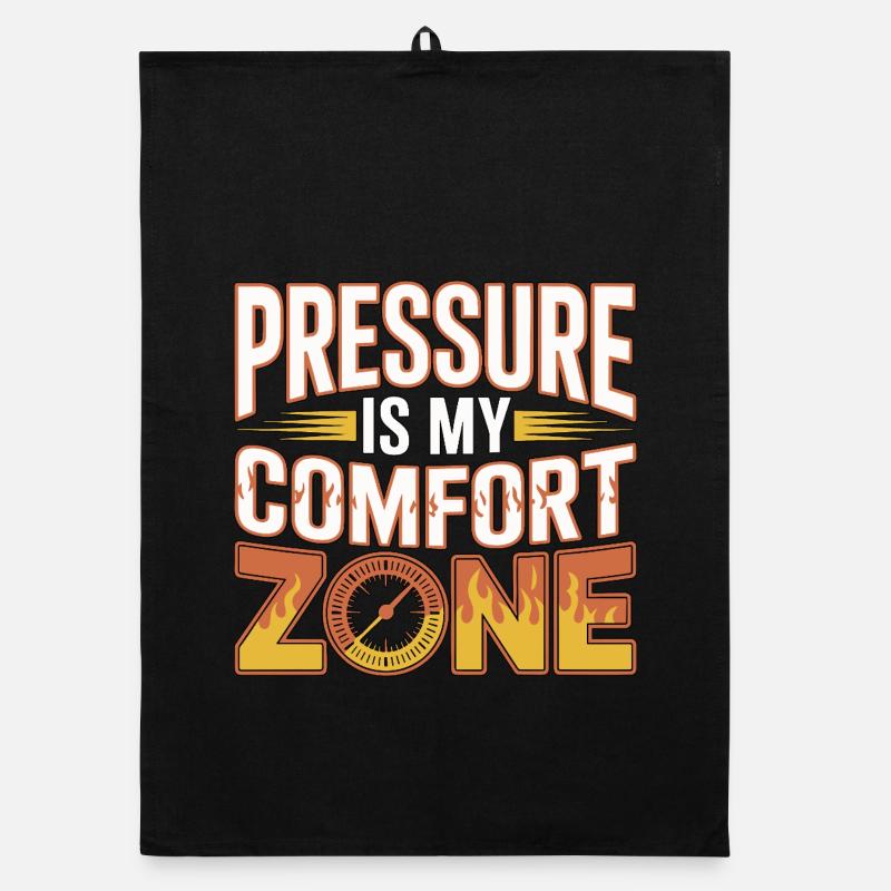 Fire Engineer Pressure Is My Comfort Pump Operator Organic Geschirrtuch