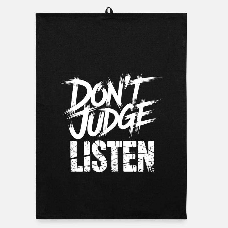 Don't Judge Lists Organic dish towel
