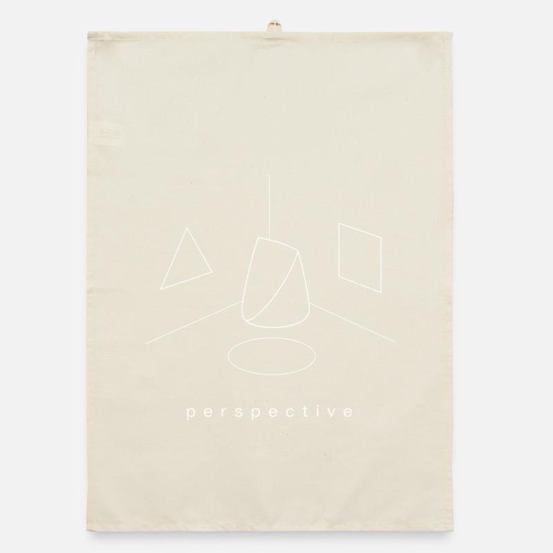 Perspective Minimalist Perception vs Reality Shirt Organic dish towel