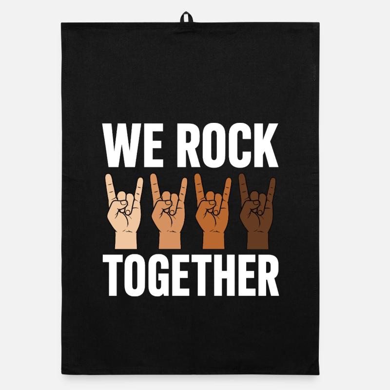 Chemise de main rock rock ensemble Diversité Torchon bio