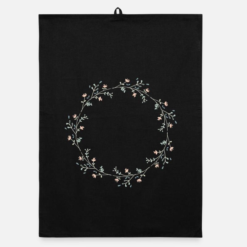 Blumen Organic Geschirrtuch