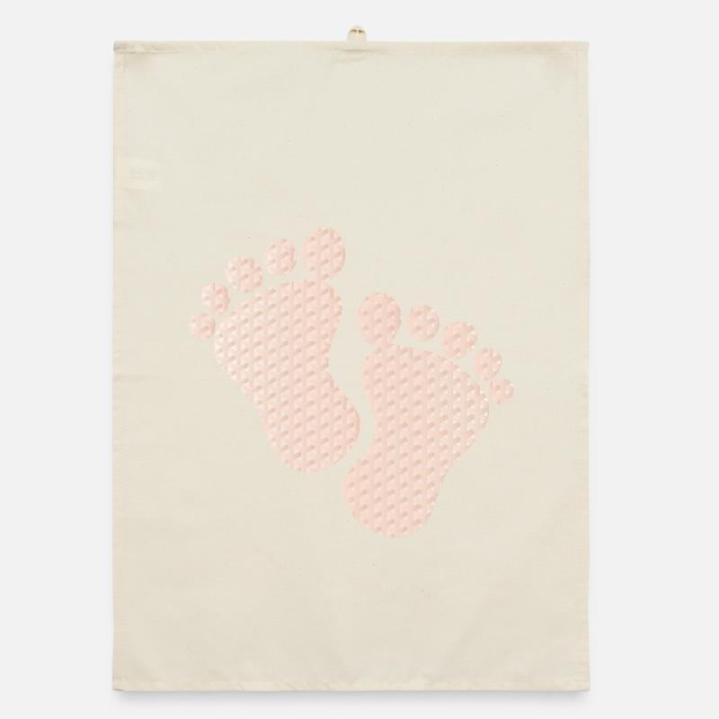empreintes de bébé mignon Torchon bio