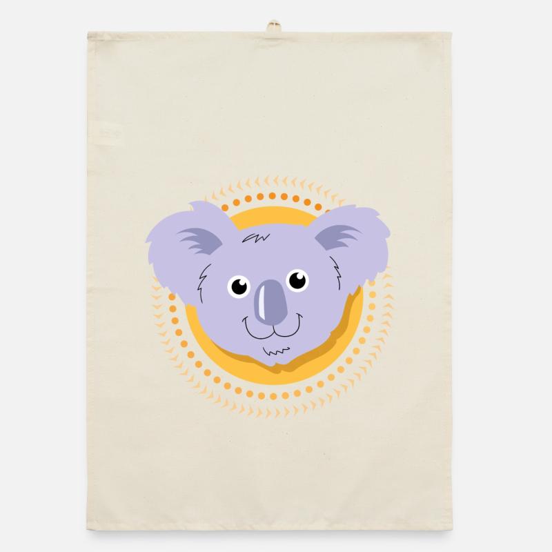 Small Koala Organic dish towel