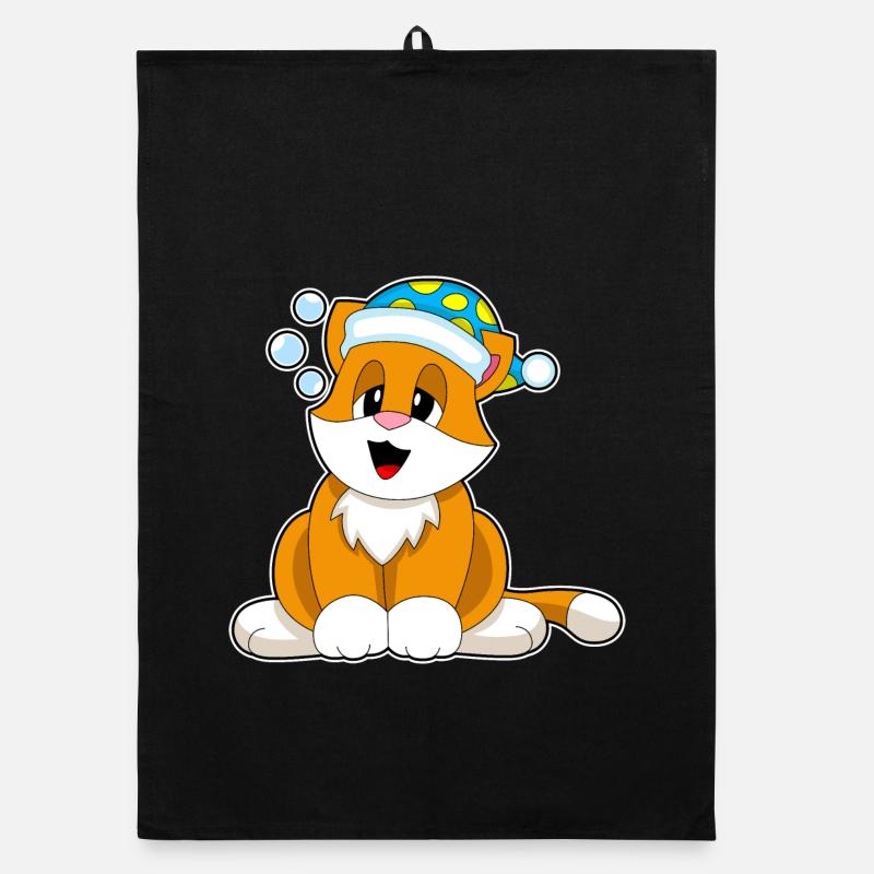 Bonnet de nuit pour chat Torchon bio