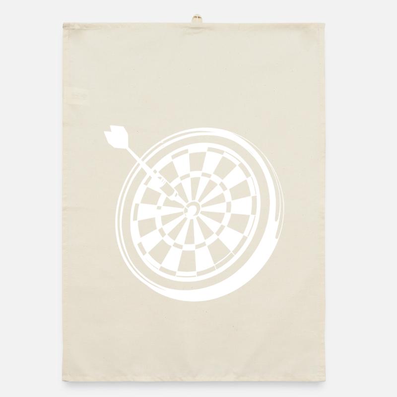 Dart Drawing Organic dish towel