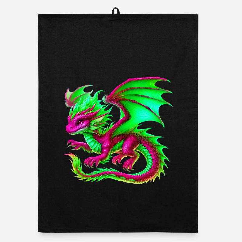 Drache Organic Geschirrtuch