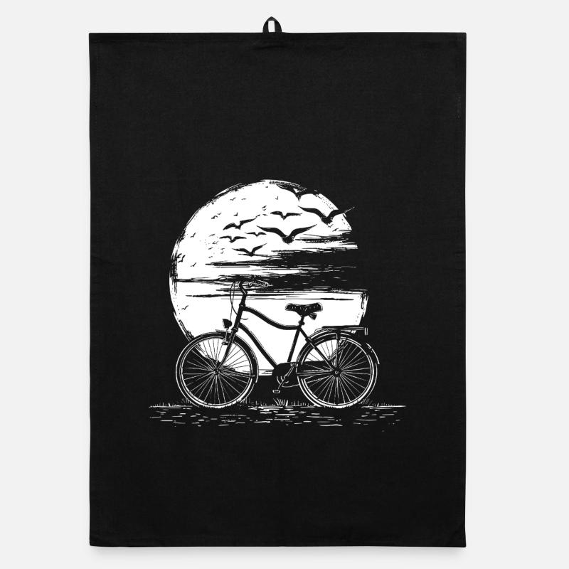 Dessin cycliste Torchon bio