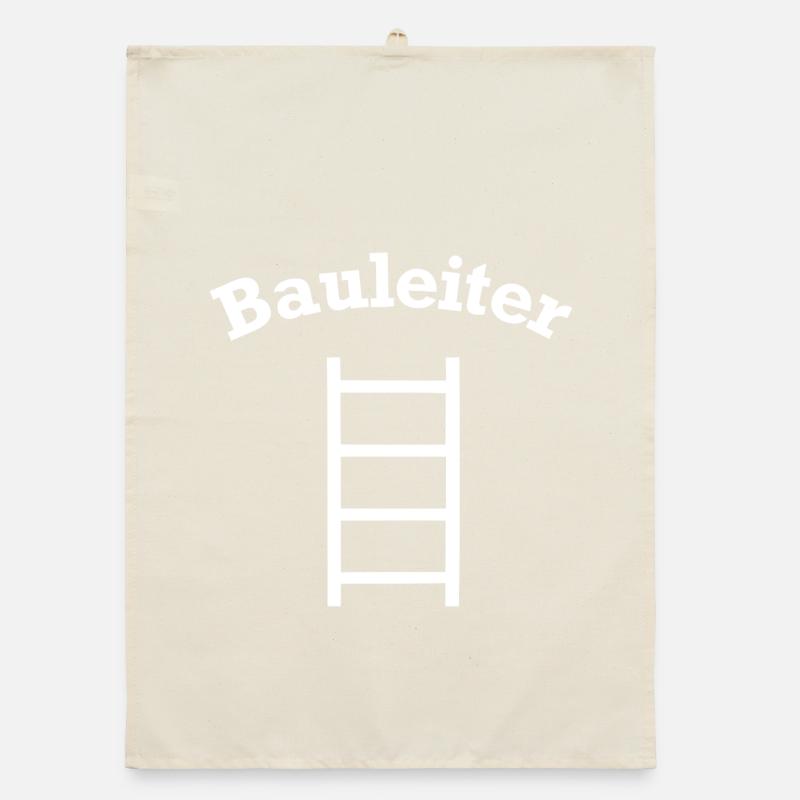 Funny Chef de Construction Design de Chantier Torchon bio