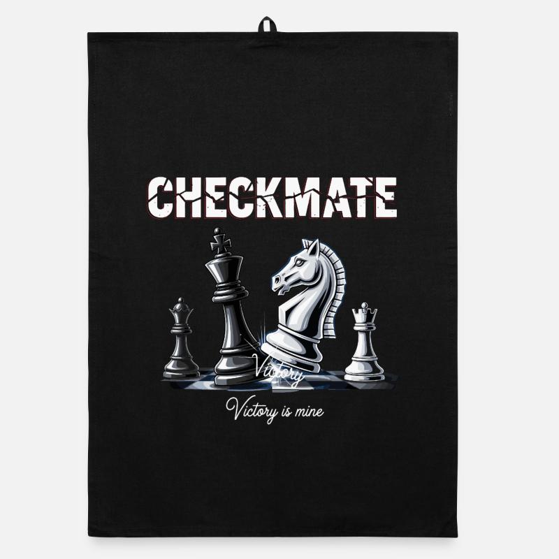 Strategisches Schach-Sieges-Design Organic Geschirrtuch