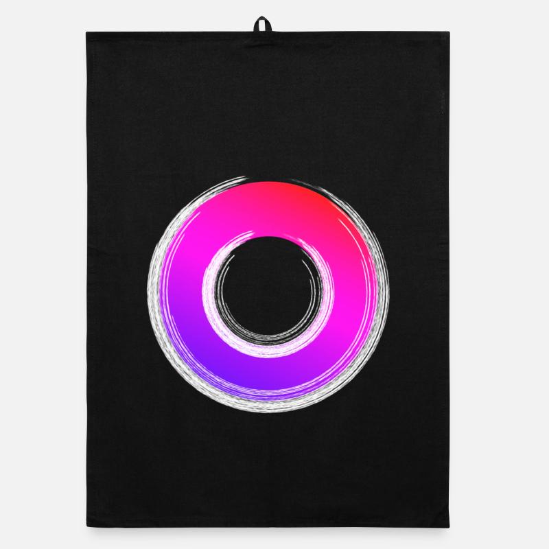 Gradient Ring Glanz Organic Geschirrtuch
