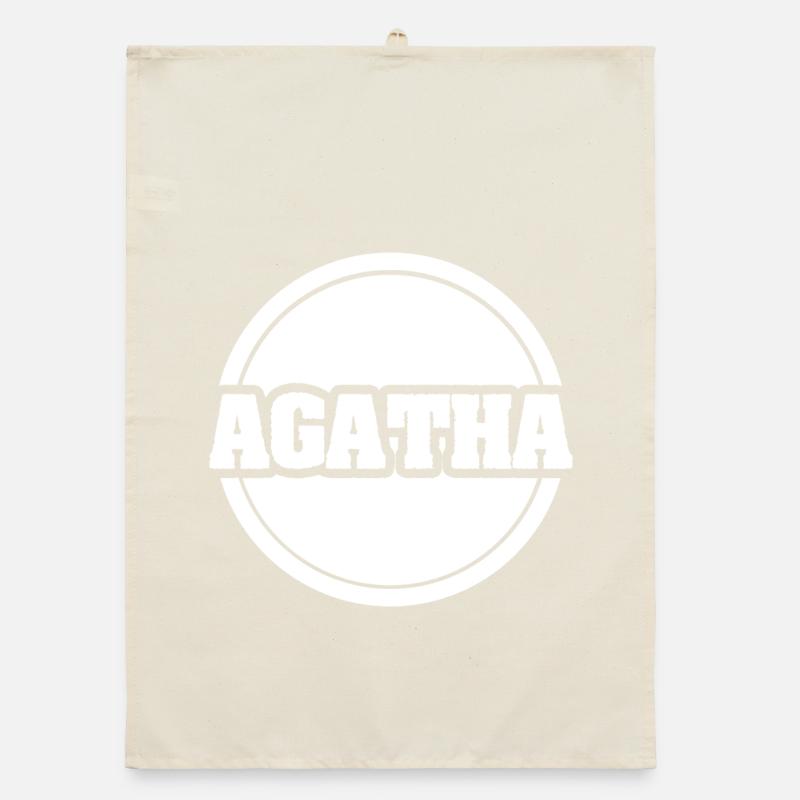 Agatha as a given name Organic dish towel