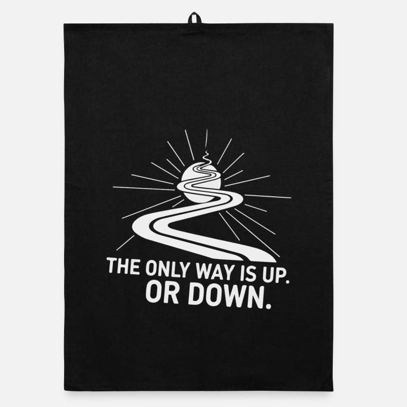 Upward Path: The Only Way Organic dish towel