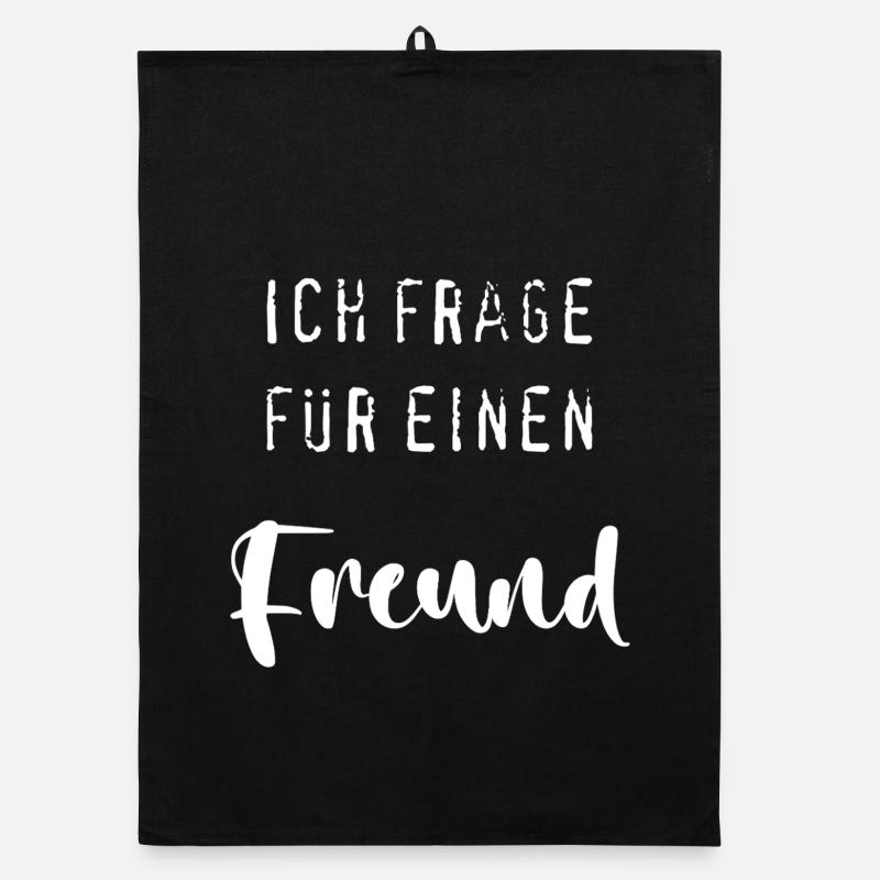 Question for a friend - Organic dish towel - black