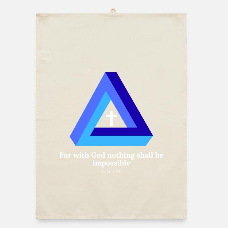 For with God, nothing shall be impossible. Hatch Organic dish towel