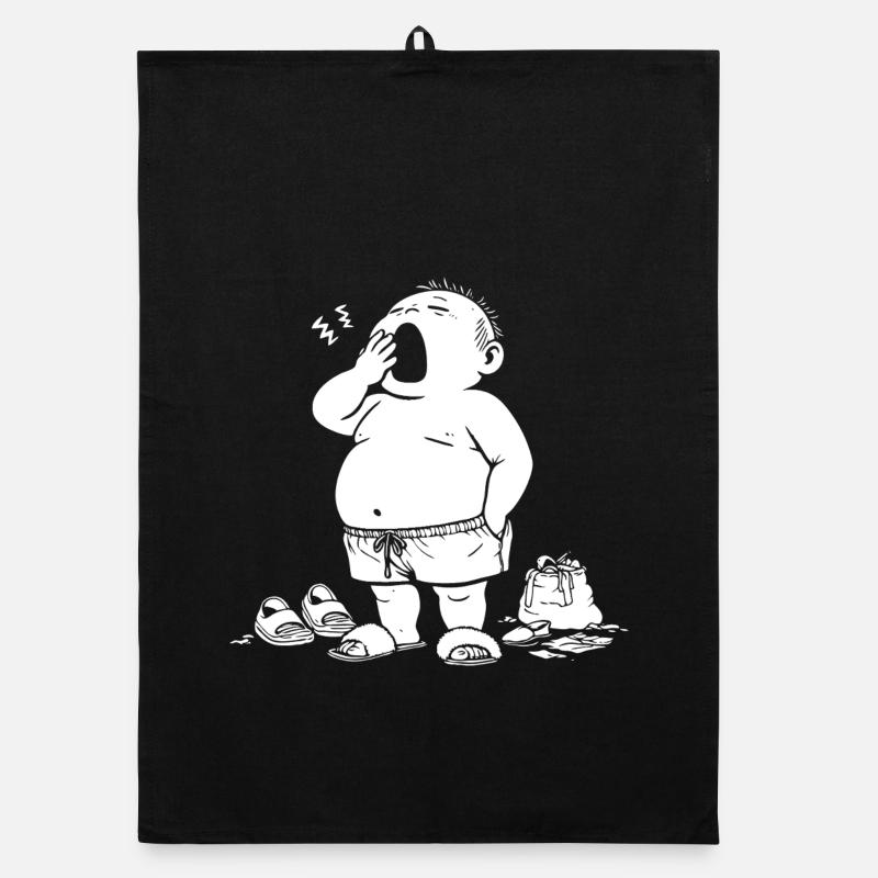 Funny Procrastination Shirt – I'll Do It Later Organic dish towel