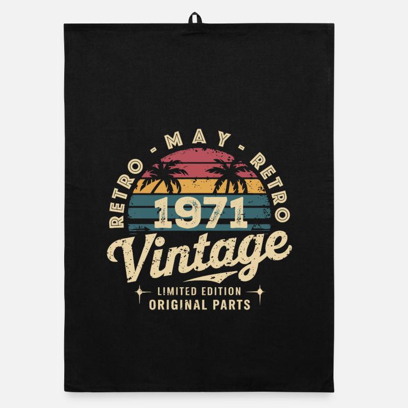 Vintage Mai 1971: Der authentische Mythos Mai 1971 Organic Geschirrtuch