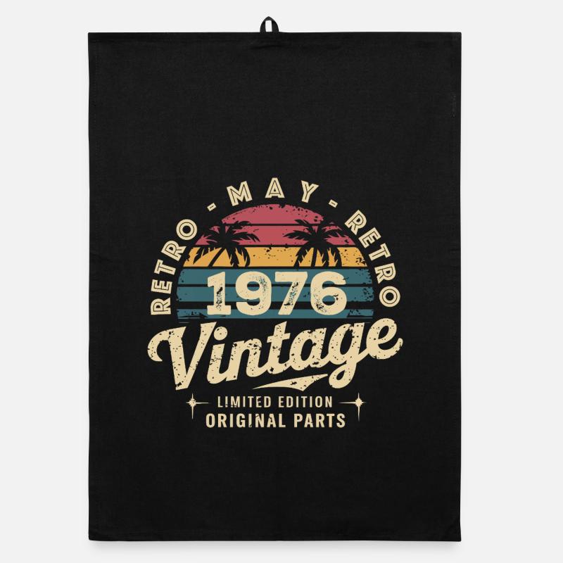 Vintage Mai 1976: Der authentische Mythos Mai 1976 Organic Geschirrtuch