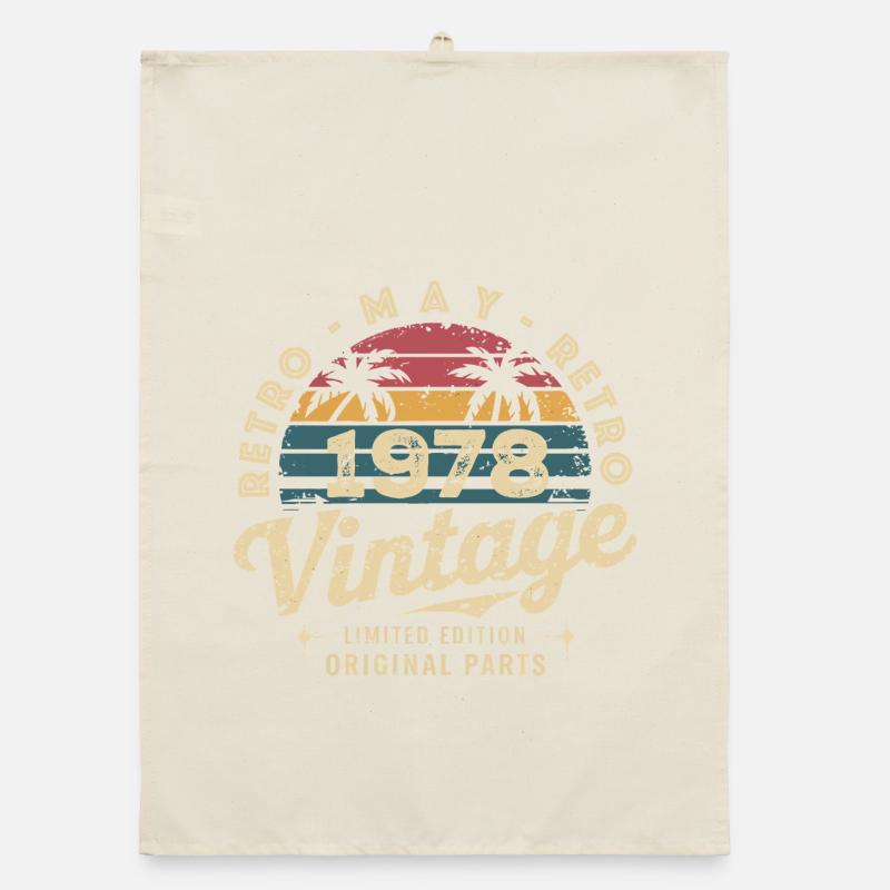 Vintage May 1978: The Authentic Myth May 1978 Organic dish towel
