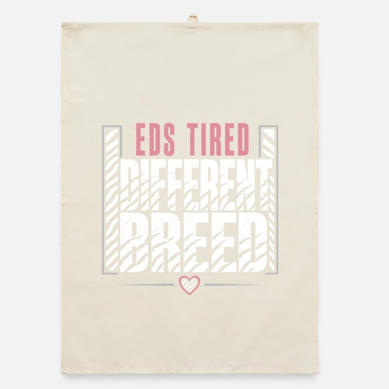 Eds-bewusstsein Ehlers-danlos Zebra-krieger Organic Geschirrtuch