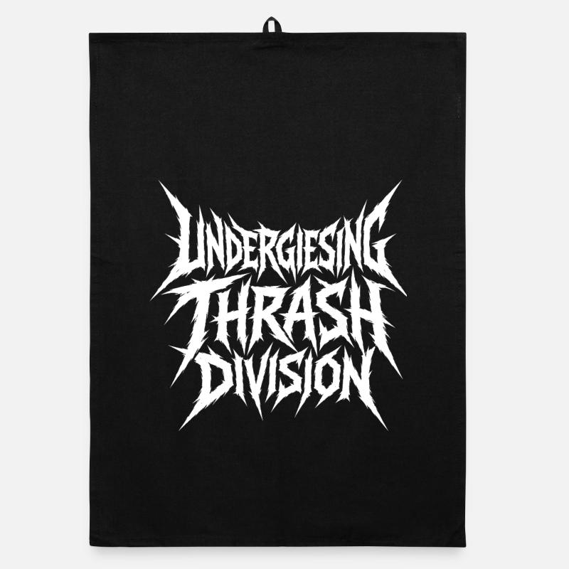 Underground Thrash Division Organic dish towel