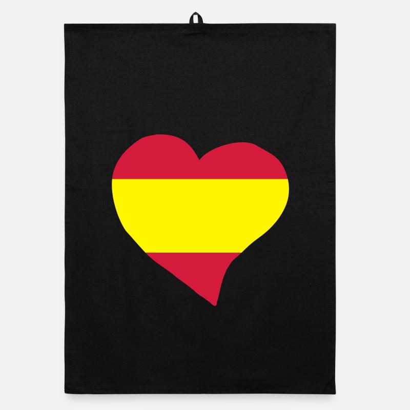 Spanischen Herz Organic Geschirrtuch