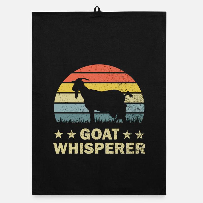 Goat goat goat Organic dish towel