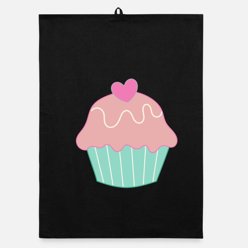 cuisine cuisine gâteau cupcake cadeau mère Torchon bio