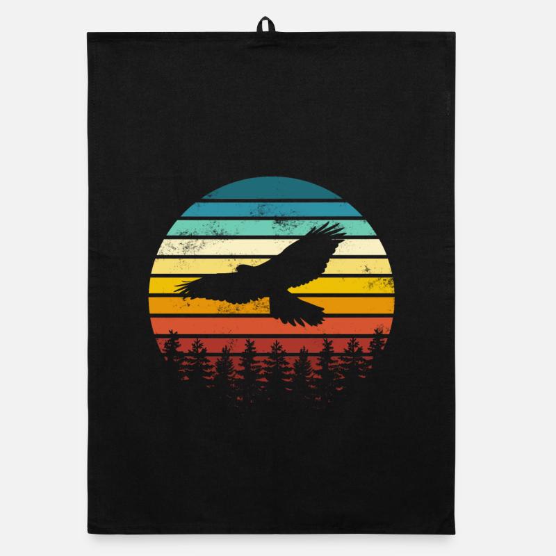 Bird Eagle Organic dish towel