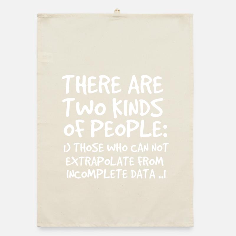 Incomplete Data Funny Science Nerd Organic dish towel