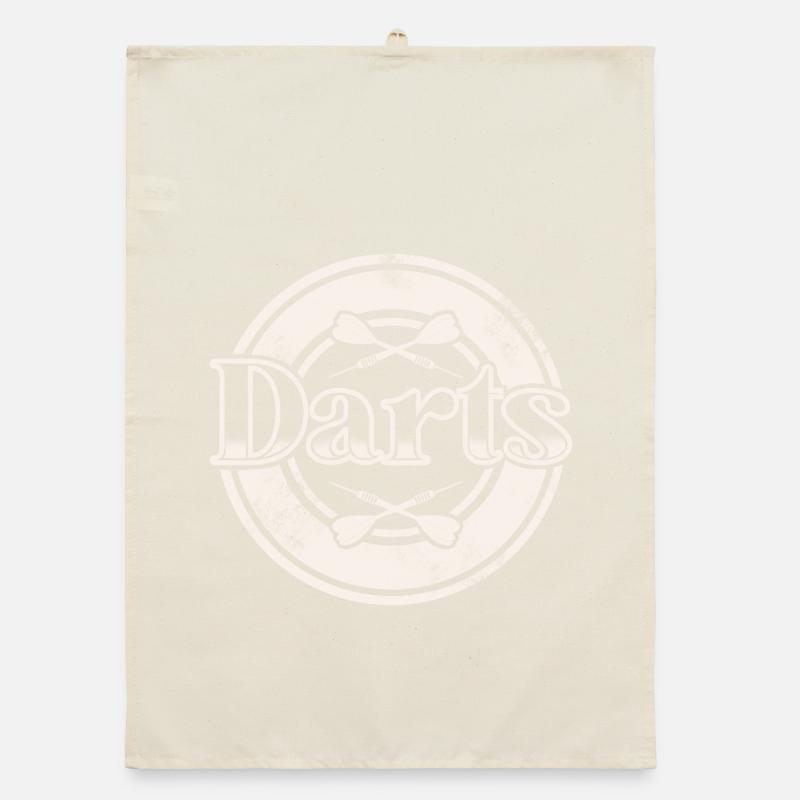 Dart Darten Darts Organic dish towel