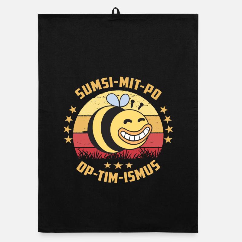 Optimism or Sumsi with buttocks Organic dish towel