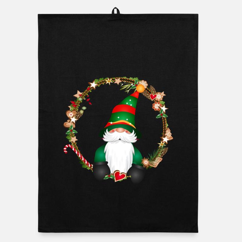 elfe mignon dans le contexte de Noël Torchon bio