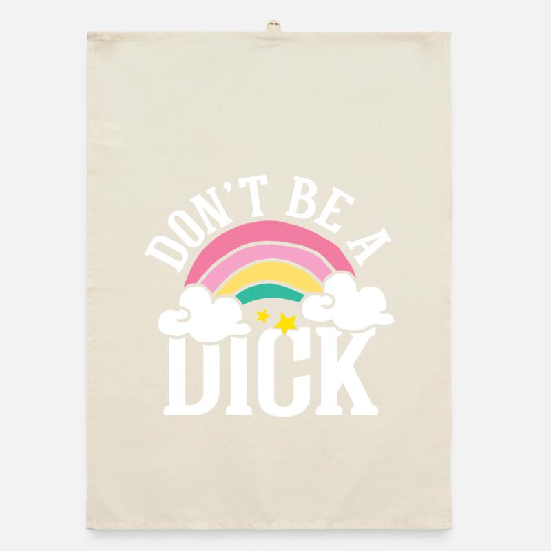 Don t be a dick Organic Geschirrtuch