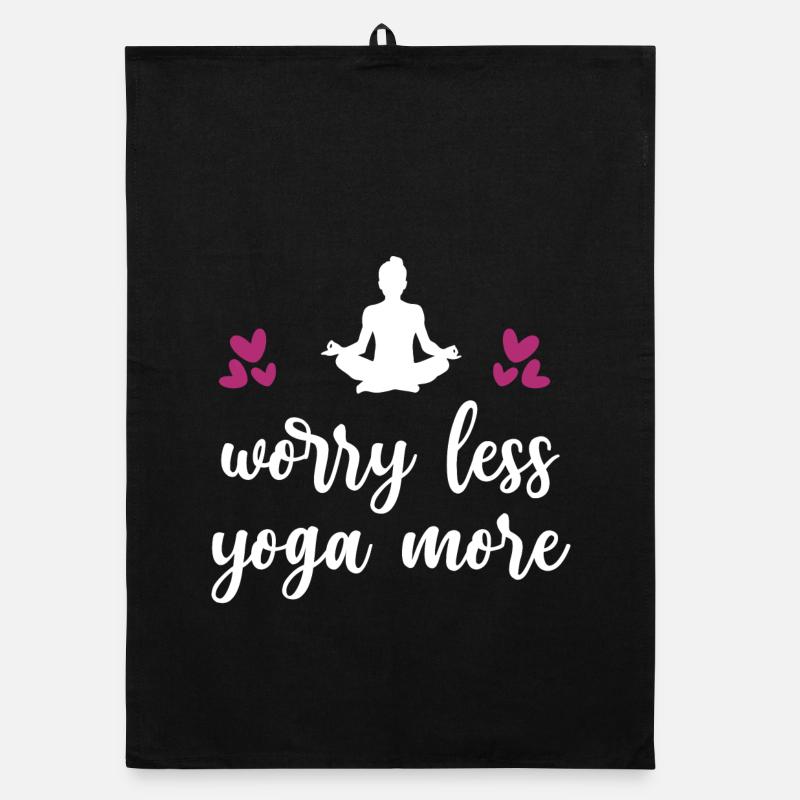 Inquiétez-vous moins Yoga Plus Torchon bio