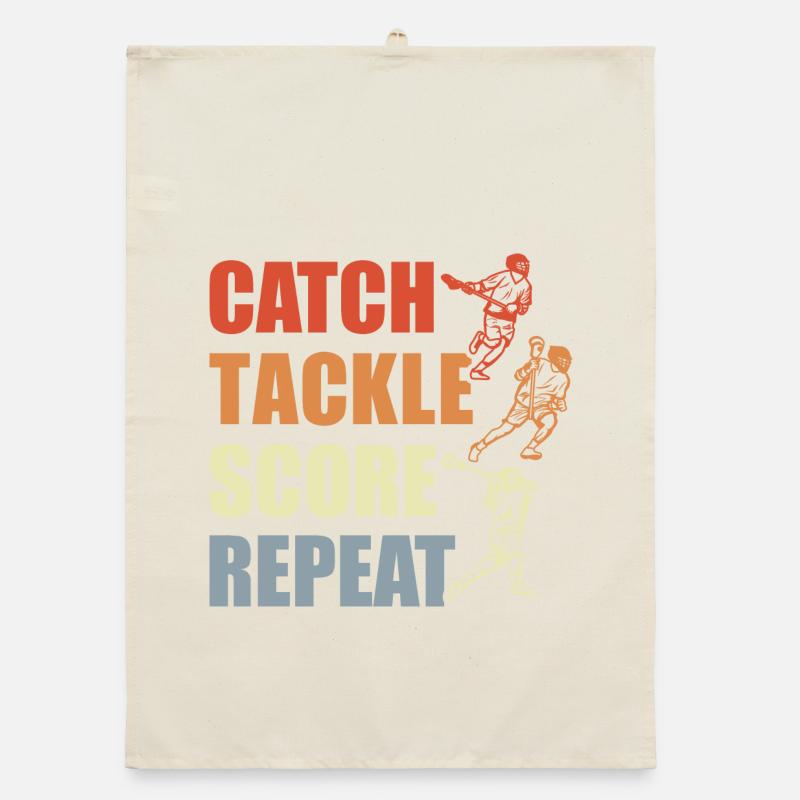 Lacrosse Lovers Organic dish towel