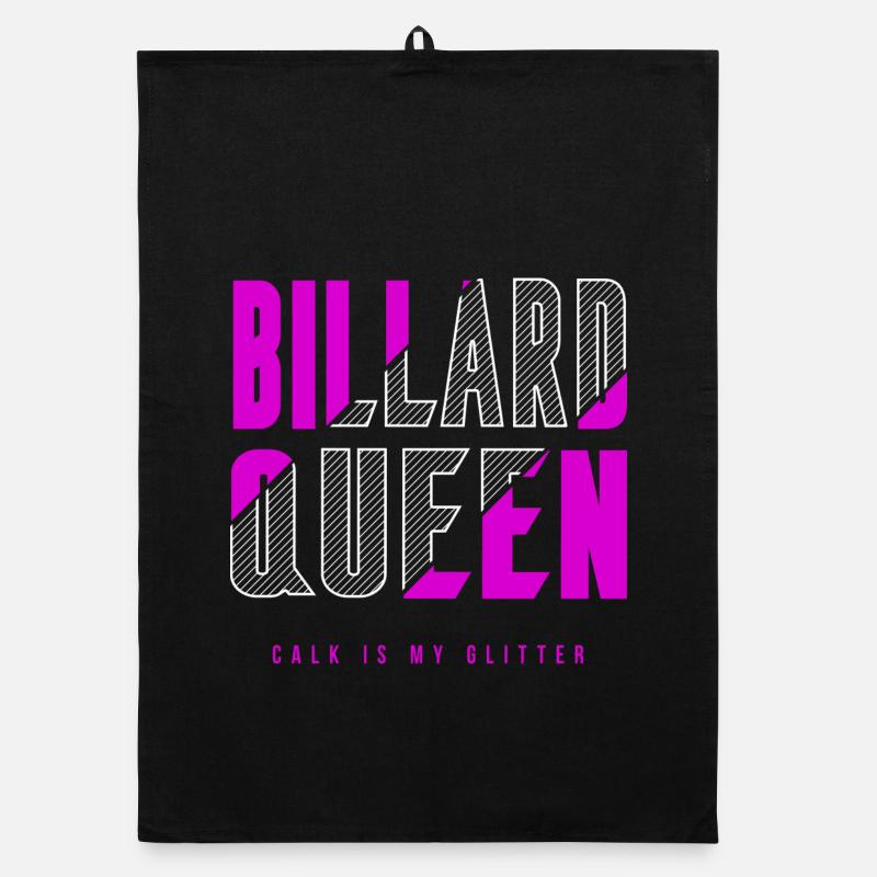 Billiards Queen Organic dish towel